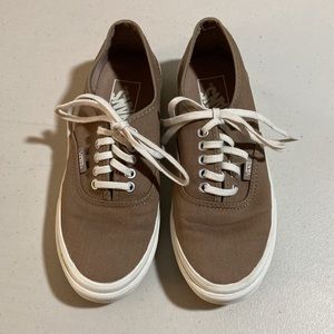 Vans light brown sneaker. Size 5, women's,